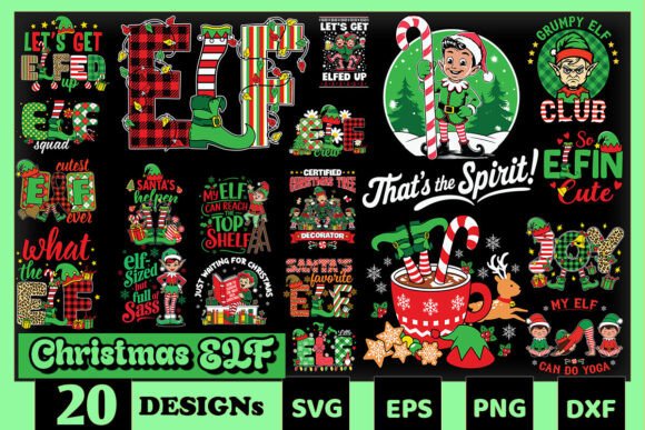 Christmas ELF SVG Bundle