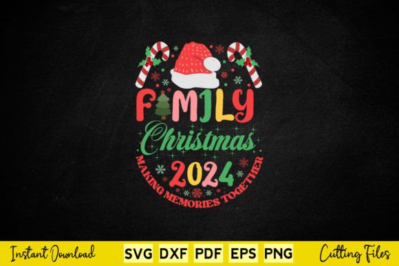 Family Christmas Graphics for Crafts