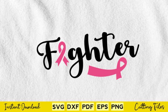 Free Breast Cancer Fighter Svg Cut File Graphics for Crafts