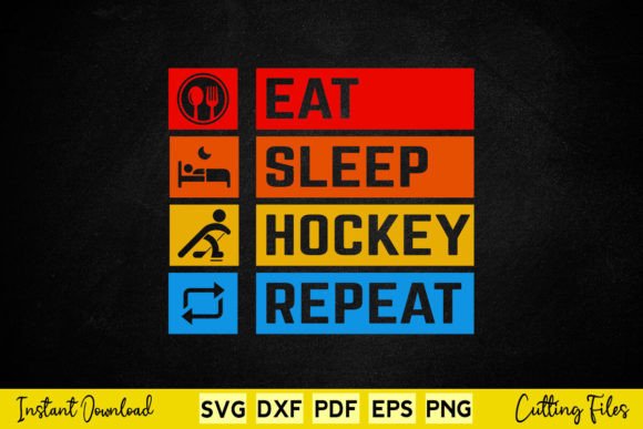 Hockey Funny Ice Hockey Lovers Graphics for Crafts