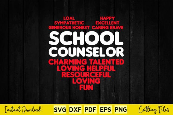 School Counselor Counseling Guidance Graphics for Crafts