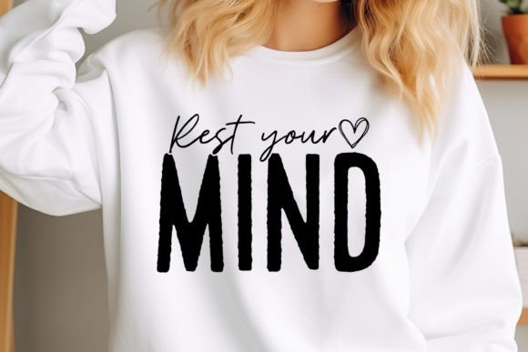 Yoga SVG Design Rest Your Mind Graphics for Crafts